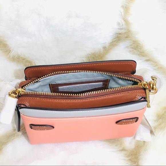 100% Authentic Brand New Coach Tate 18 Crossbody C2632 In Colorblock - Picture 10 of 16